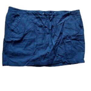 Black Mini Cotton Skort Size 20